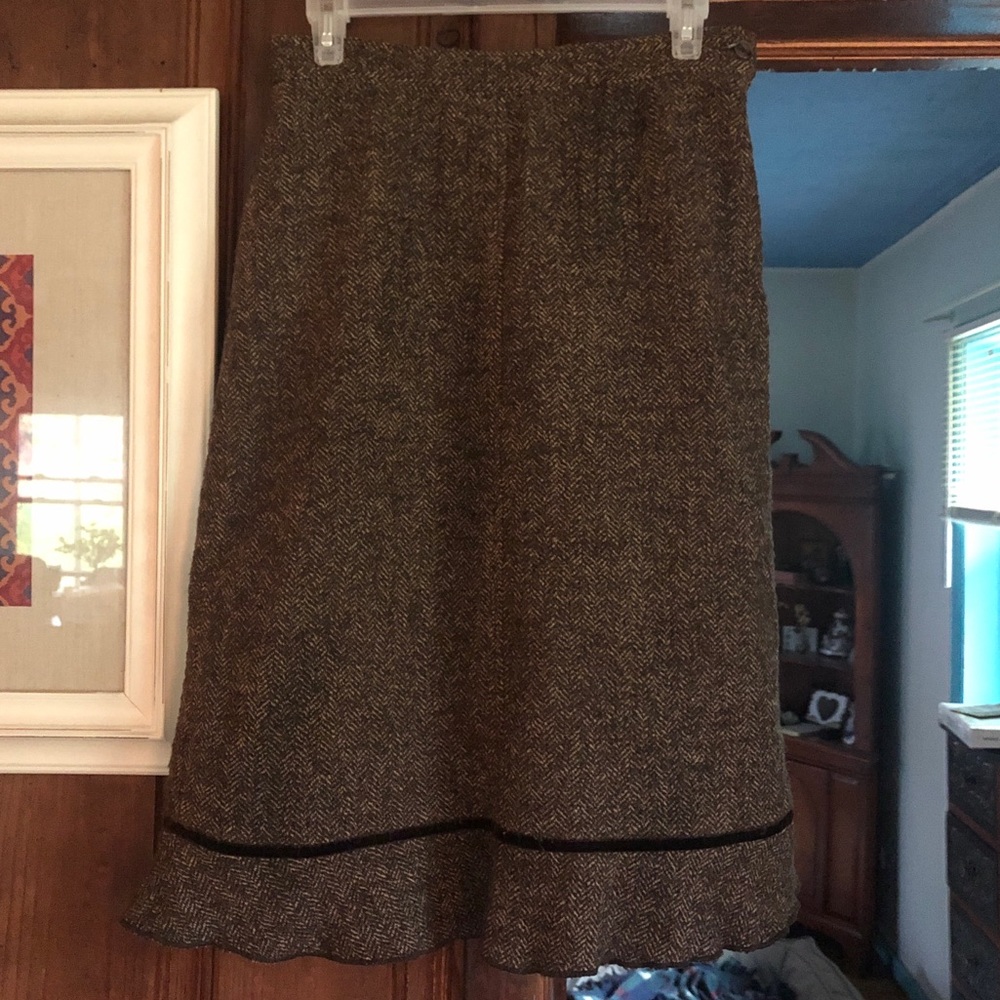 Wool Tweed skirt